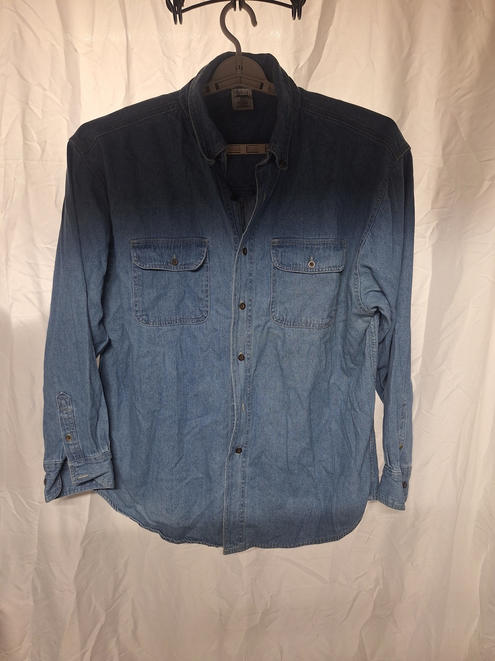 Premier Light Blue Denim Shirt Jacket